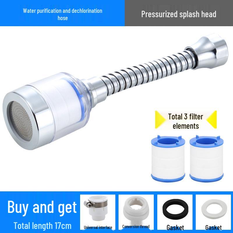Universal Faucet Extender & Water Filter Splash Head