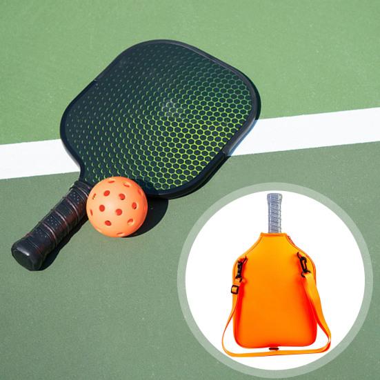 Pickleball Racket Bag for Women Crossbody Tennis Bag Waterproof Pickleball Paddle Sling Bag for Pickleball Accessories