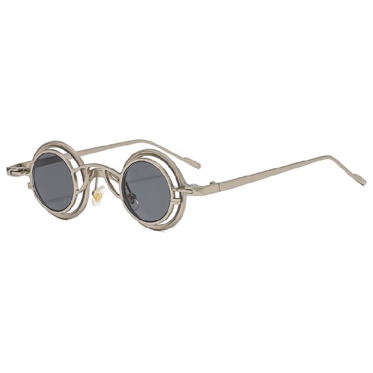 Durability Round Metal Sunglasses with Scratch Resistant Lenses Baby Sunglasses Accessories for Day Wear
