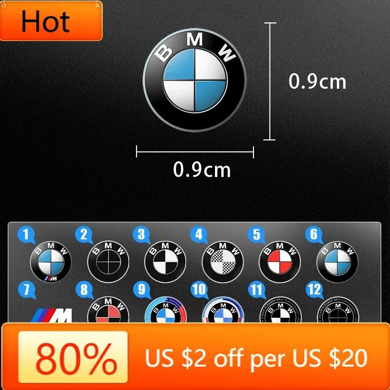 Nuevos Hots E60 Pegatina Interior Coche Pegatinas Volante Emblema Insignia Para BMW 50 Aniversario M E46 E90 E49 F30 F80 E36 E46 E93 E