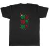 Ho Ho Ho Unisexs TShirt Santa Claus Faces Christmas Tee Gift