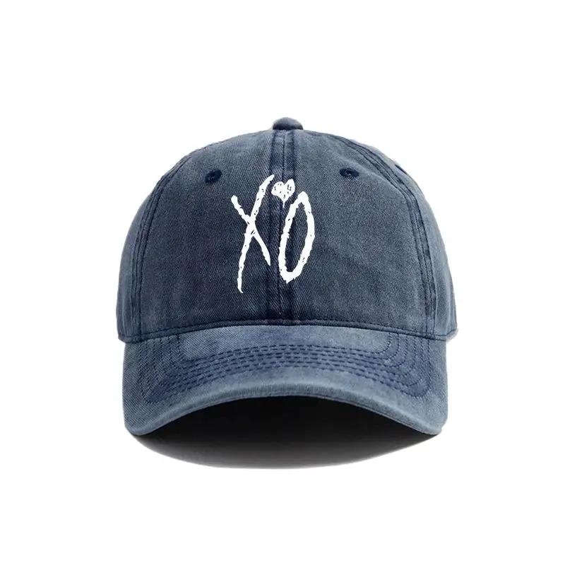 2025 XO The Weeknd Casquette de Baseball Chapeaux Usés Casquette Homme Rétro Extérieur Été Réglable Casquette Papa Mode