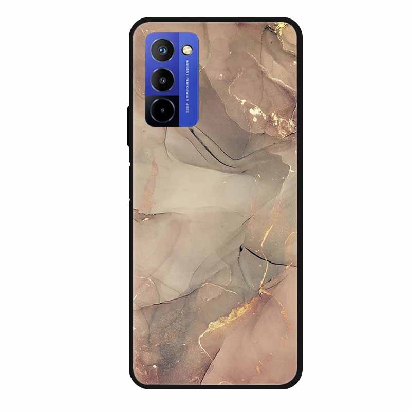 Für Wiko 10 Hülle Marmor 6,75" TPU Weiches Silikon Rückseite Handyhülle für Wiko 10 Wiko10 Coque Cartoon Antischock Stoßfest Funda