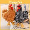 Animal Plush Toy Crows Roosters Kids Gift With Pp Cotton Filling For Playroom Decor