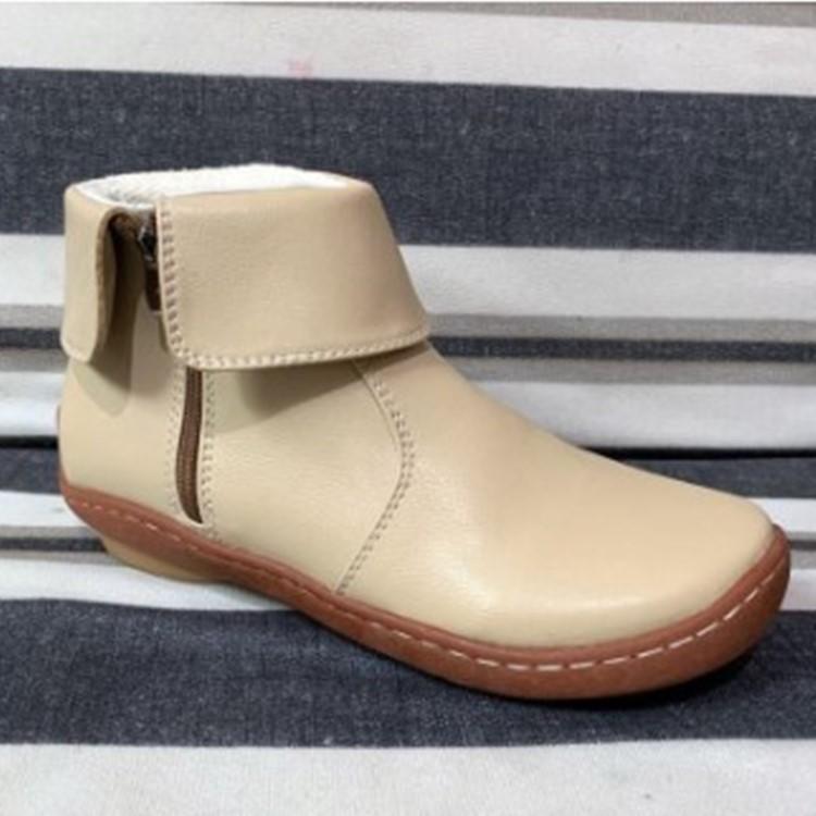 

Независимая станция Большого размера Женские с круглым носком Искусственная ПУ Повседневные Женские Кожаные Ботинки Боковая молния Ботинки Мартин Средний каблук Женские Короткие Ботинки 43 абрикосовый