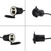 Wasserdichtes Motorrad-Lenker-USB-Ladegerät 12V 5V-1.5A Moto-Adapter-Netzteilbuchse für Telefon-Mobil-Motorrad-Zubehör