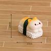Cartoon Cute Mini Sushi Pig Cat Dog Animal Figurines Fashion Miniature Desktop Car Ornament DIY Decoration Accessories Children