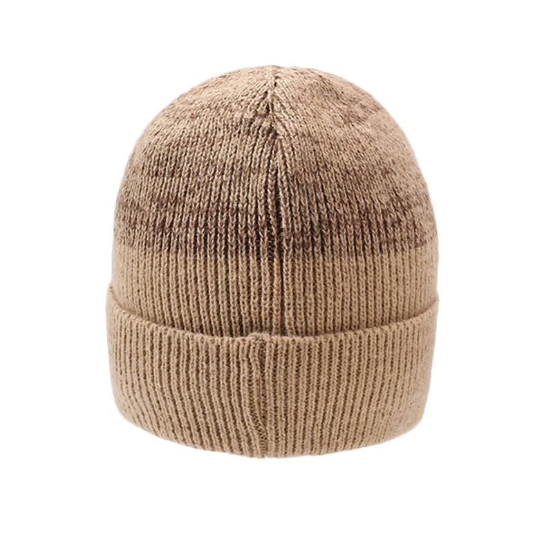 Winter Outdoor Skiing Cold-Proof Hat Scarf Set Velvet Warm Knitted Hat Riding Ear Protection Wool Hat