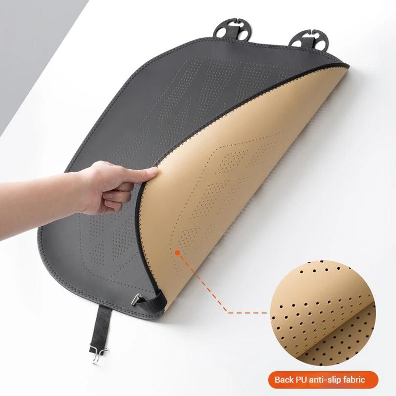 Nappa Leather Car Seat Cushion, Non-Slip All-Season Auto Cushion Pad For Mazda 2 3 6 Axela Atenza CX-30 CX-5 CX-8 MX-5 RX-8 RX7