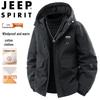 JEEP SPIRIT Men's Hooded Winter Padded Outdoor Jacket