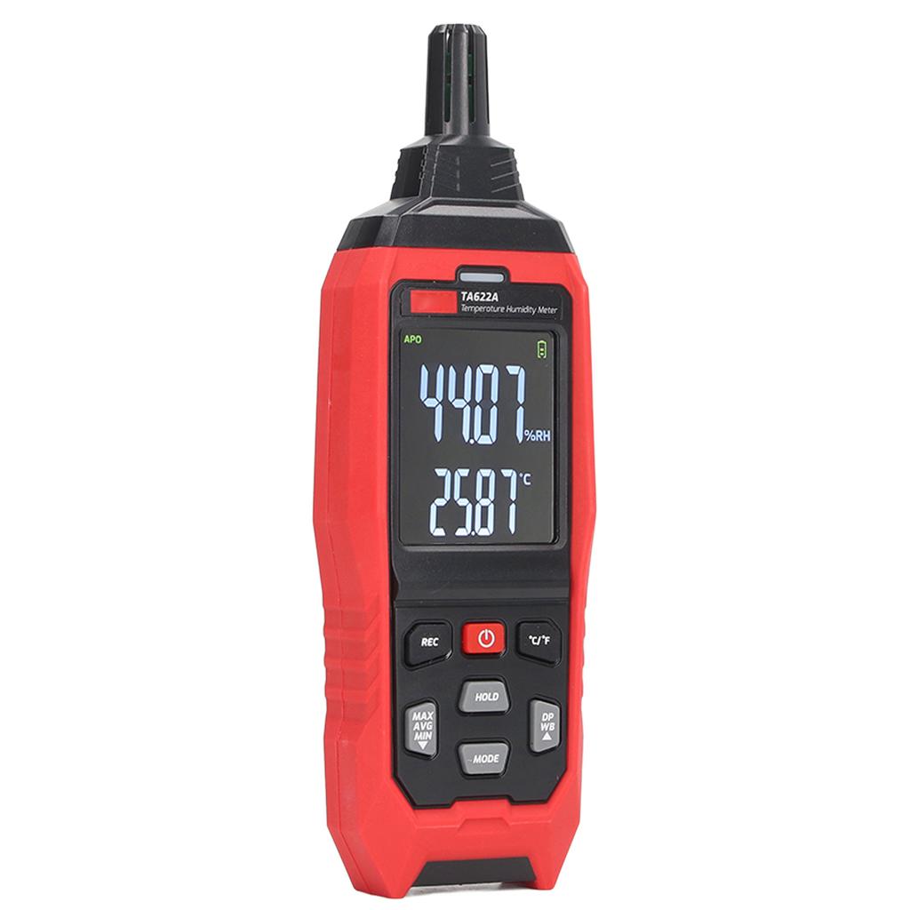 Digitales Feuchte-Temperatur-Messgerät Hygrometer LCD-Anzeige Luft Taupunkt Feuchtkugeltemperatur Tester