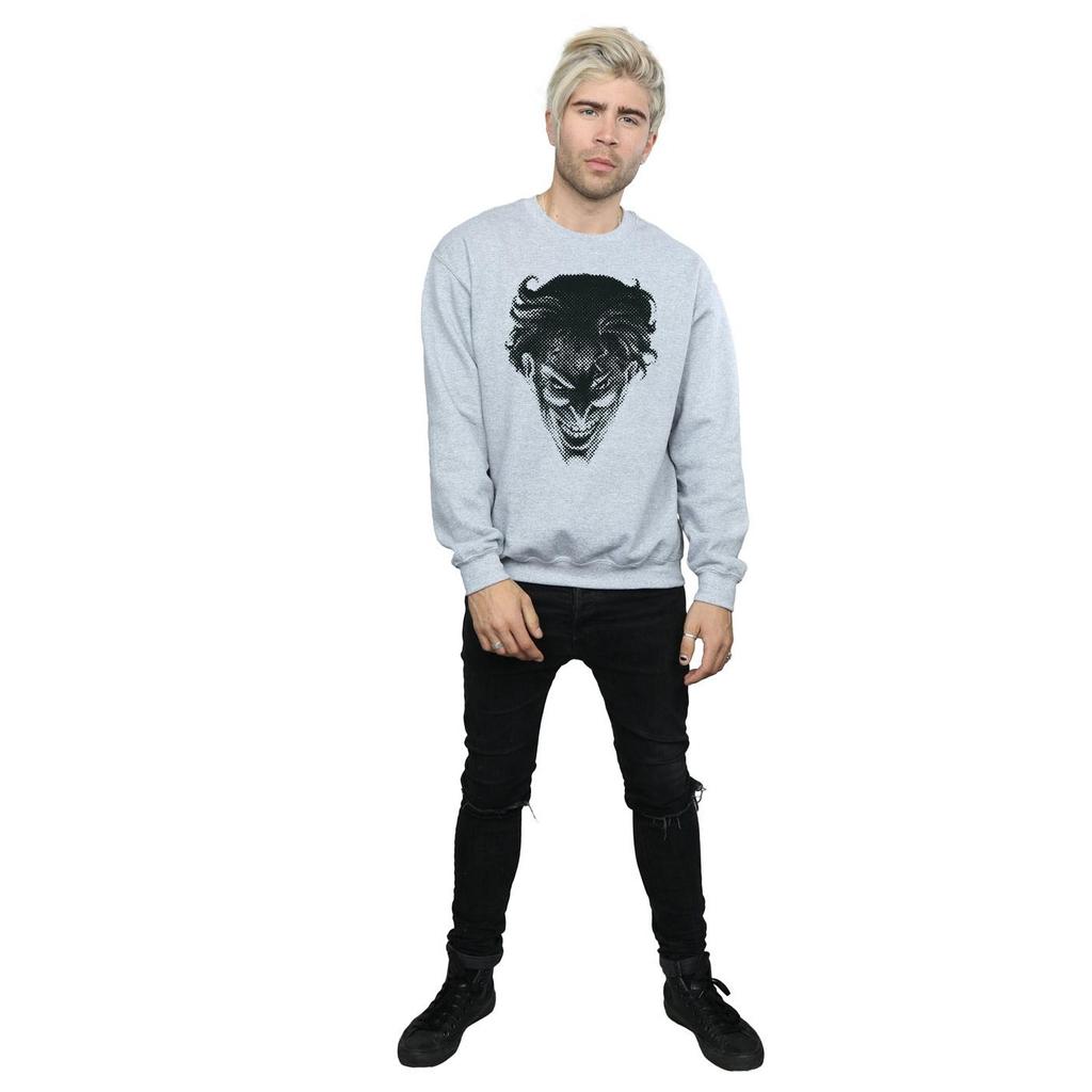DC Comics Herren The Joker Spot Face Sweatshirt