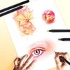 Yousheng 8/12Pcs Gradient Rainbow Pencil Set Kids Adults Giant Colored Pencils Artwork Coloring Sketching Pencil Art School Supplies