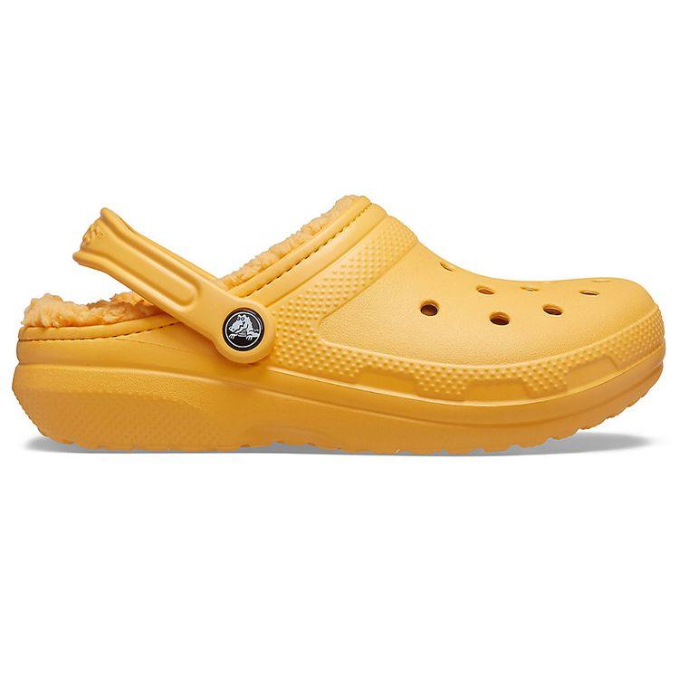 Crocs Classic Warm Cotton Clogs Slippers Unisex slippers Ice-Orange 203591-837