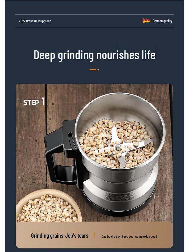 German Ultra-Fine Grinding and Crushing Machine for Grains and Cereals