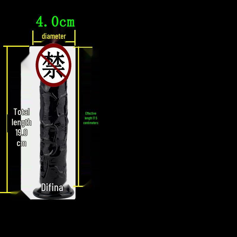 High Transparency Thick Suction Cup Dildo for Women - Flirting Adult Toy