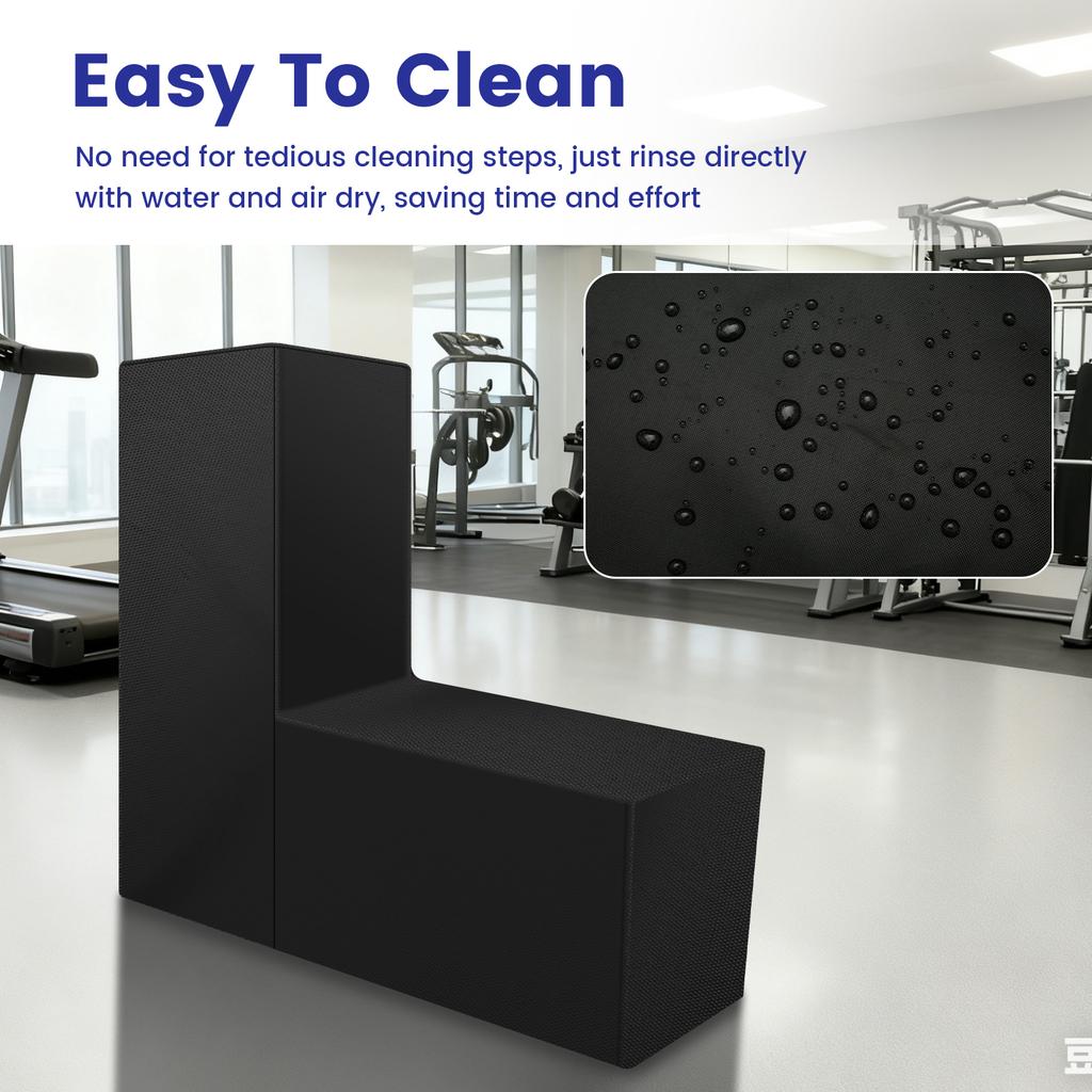 Elliptical Cover 210D Oxford Cloth Waterproof and Dustproof Elliptical Exercise Machine Cover with Zipper and Drawstring for Gym
