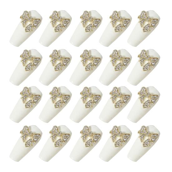 Mini Nail Art Charms Fashion Accessories Bow Nail Charms