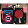 Used Butterfly Table Tennis Racket Set with Rubber, Ball and Case