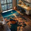 Naruto Uzumaki Washable Big Coverage Rug Carpet, Non Slip Floor Mat for Home Bedroom Gamer Room Decor.-TING