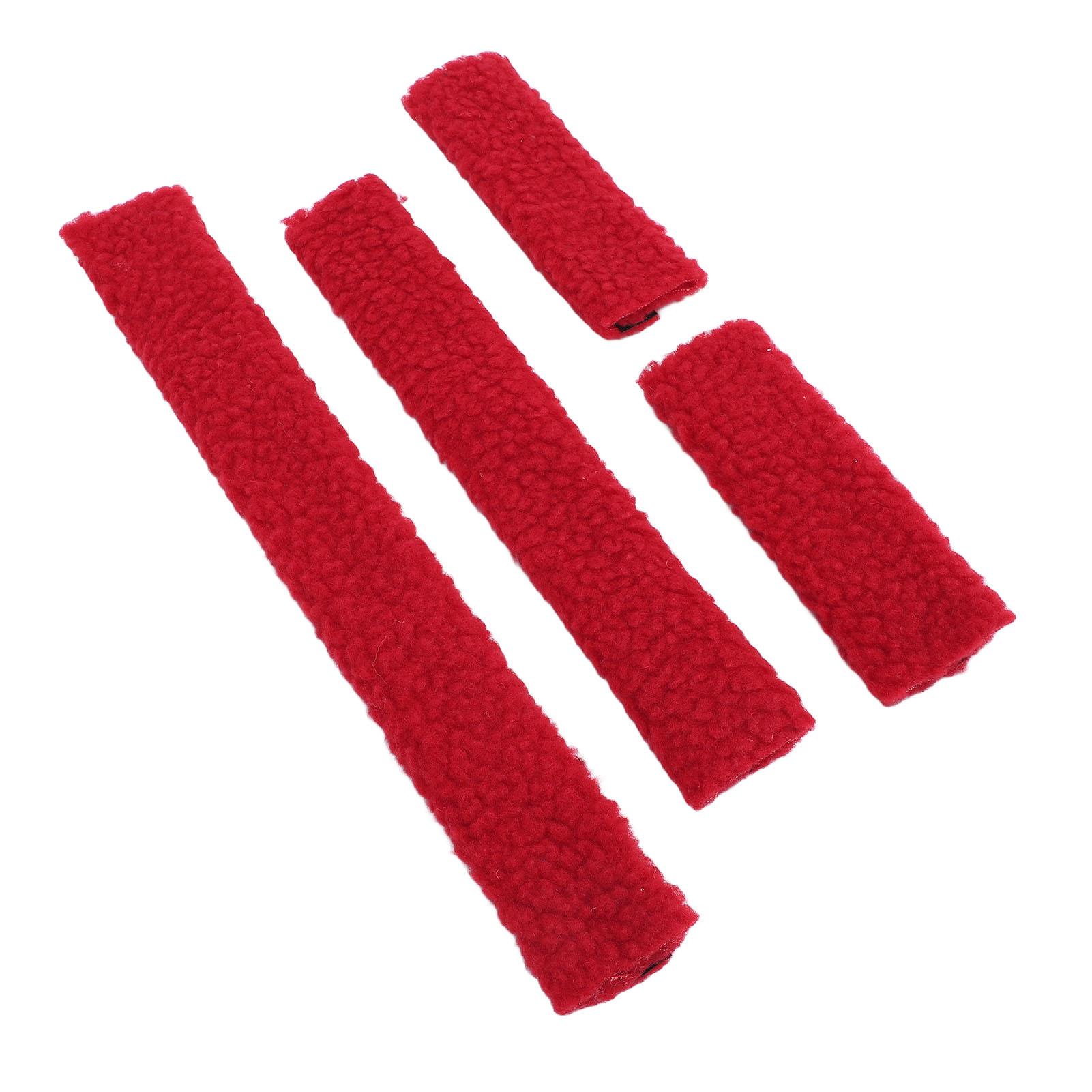 

Horse Halter Fleece Cover Set Soft Comfortable Horse Halter Tubes Washable Easy Install