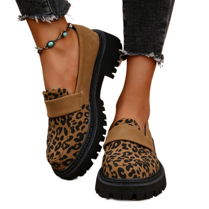 Heißer Verkauf Damen Schuhe Slipper Damen High Heels Mode Leopardenmuster Büro und Karriere Heißer Verkauf Übergröße Heels Damen