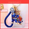 Stunning Elephanto con Strass Portachiavi per Auto Regalo Creativo per Donne con Design Unico