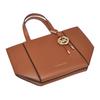 Michael Kors MK Jordi Tote Bag With Metal Accents And Round Decorations Women tote bags Brown 30R6G9JT9L-BROWN