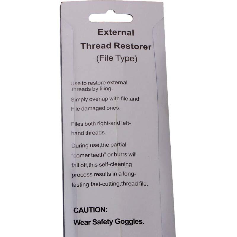 Thread Repair File Metric Thread Restoration Repair File Cleans Damaged Threads 0.75-3 Mm Pitch Metal Hardware Diy Hand Tools