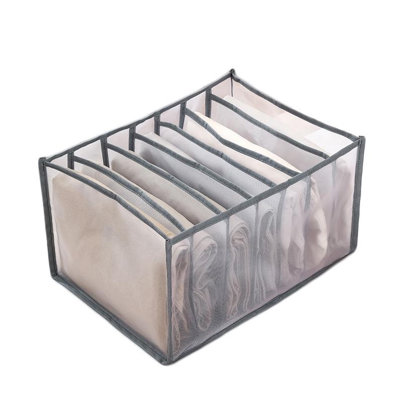 Desktop Jeans and Clothes Mesh Organizer: Dustproof Wardrobe Drawer Storage Bag