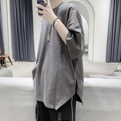 Men's Korean Style Trendy Loose Fit Half Sleeve T-shirt