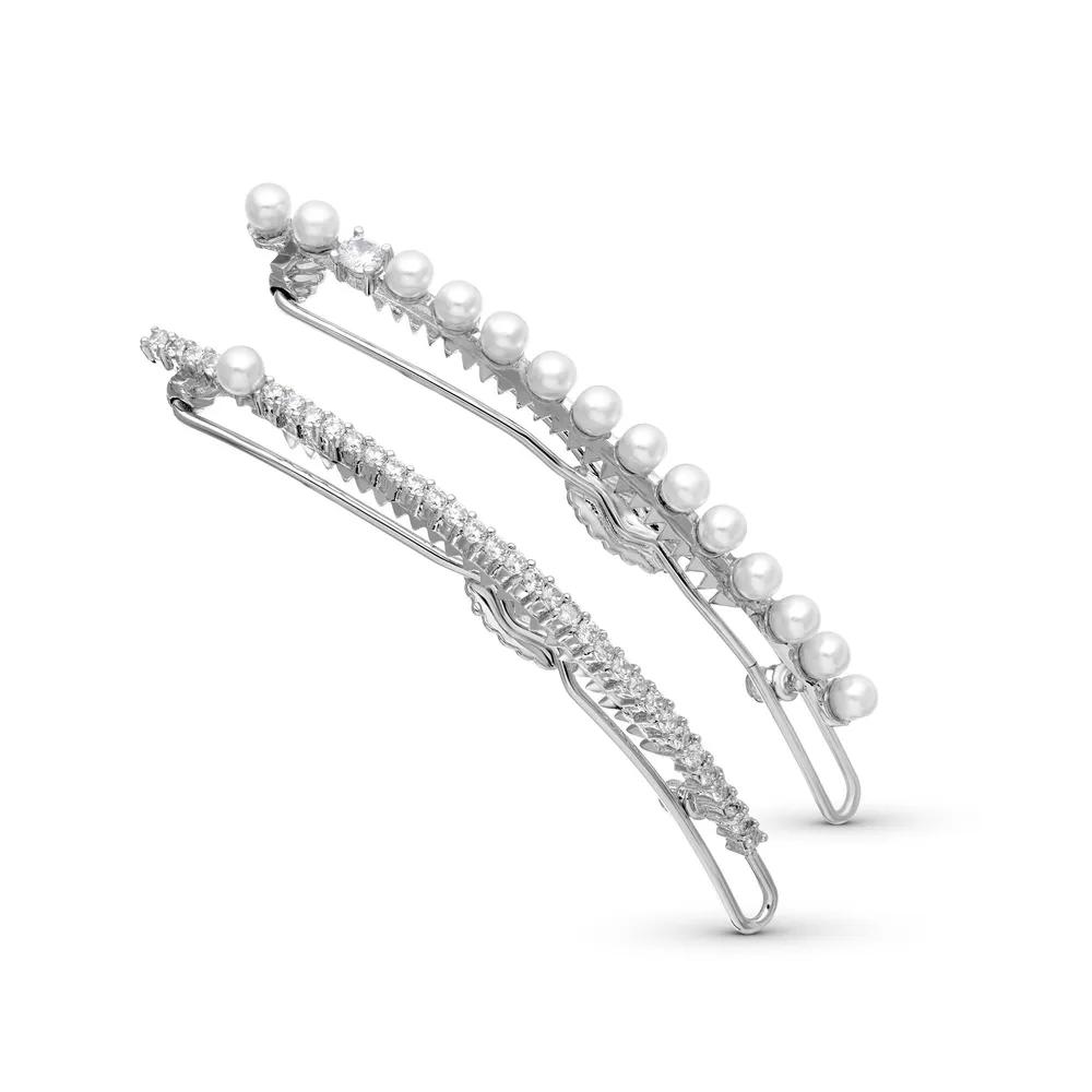 Pearl Hair Set, Double Pin Accessory, Buy One Get One Free Pin, Buy One Get One Free
