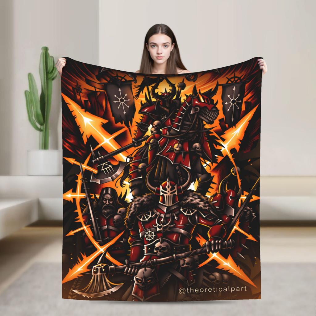 Dark Gods Blanket Travel Flannel Throw Blanket For Home Decor Warm Quality Bedspread Gift
