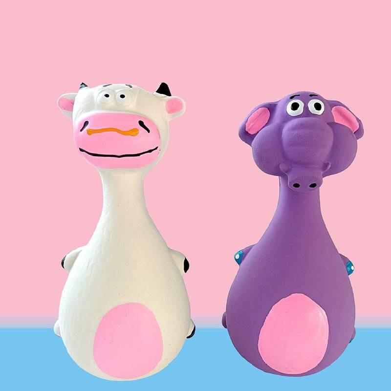 Durable And Entertaining Squeak Toy For Dogs In Attractive Cartoon Shapes And Styles