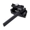 Honing Guide Tool Aluminum Alloy Versatile Angle Adjustment Woodworking Sharpener Jig for Easy Chisel Sharpening Black