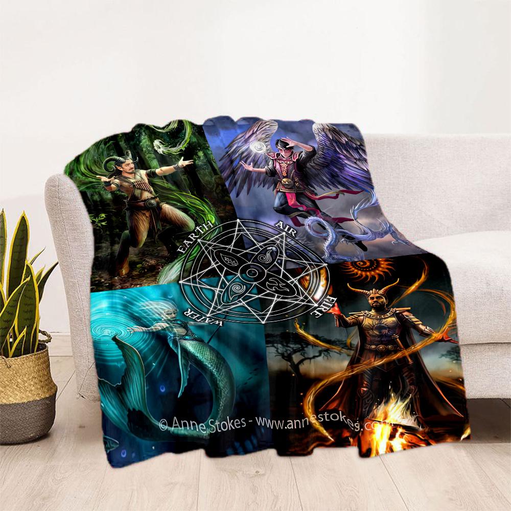 Gothic Style Blanket Ultra-Soft Great for Couch Chair Sofa Four Seasons Multipurpose Modern Gifts For Family Or Friends