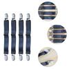 4pcs/set Adjustables Bed Sheet Fasteners Strap Elastics Mattress Cover Corner Holder Clip Grippers Suspenders Cord Decors