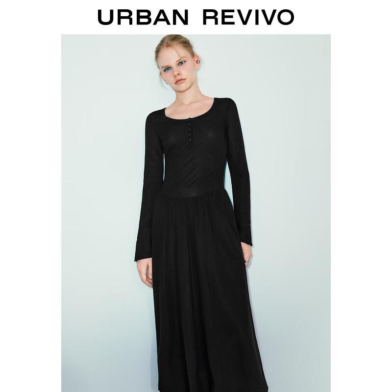 UR Damklänning French Chic Hepburn med Lång Ärm