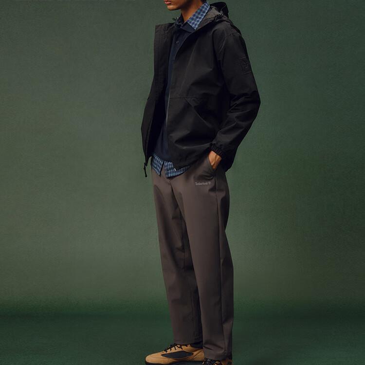 Timberland Outdoor Simple Hooded Zipper Hiking Waterproof Windproof Breathable Warm Jacket Men Jacket A69PU-001