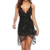 Women's Ladies Sexy Solid Sleeveless Shining  Dress  Sequin