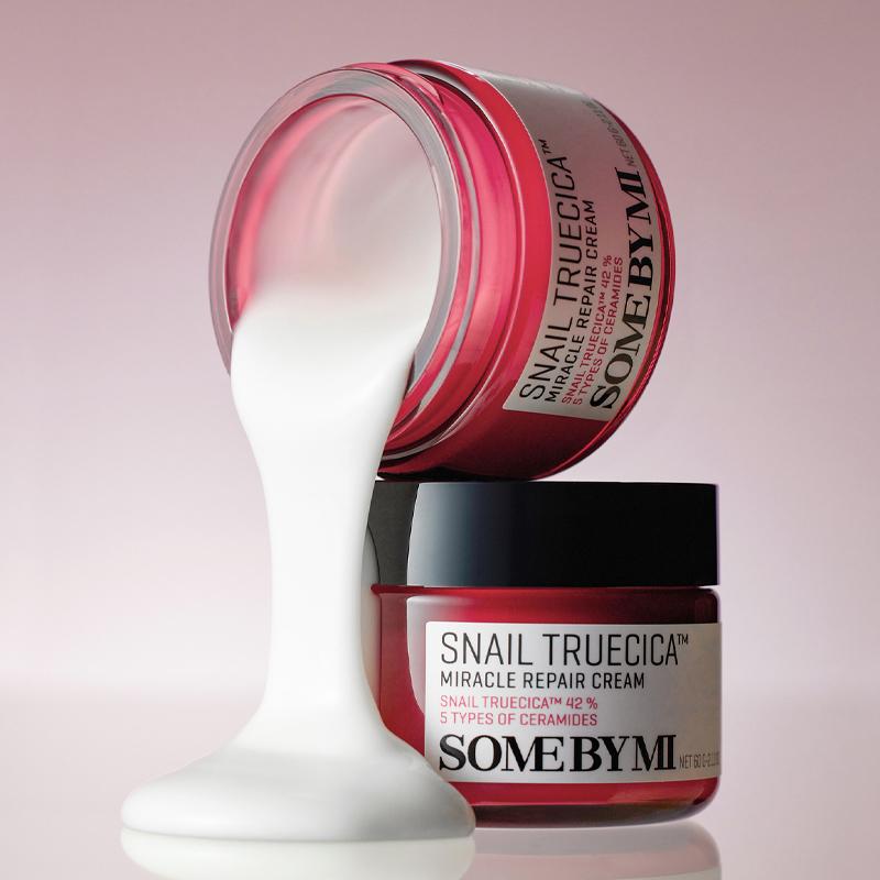 SOME BY MI Crème Réparatrice Miracle Truecica Escargot 60g