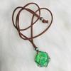 Trendy Cage Holder Necklace with Interchangeable Crystal Rope Pendant Fashionable Crystal Stone Accessory for Women
