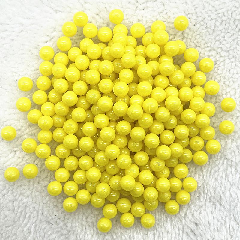3/4/5/6/8mm Okrągłe Wielokolorowe Akrylowe Koraliki Bez Dziurki Luźne Koraliki do Tworzenia Biżuterii Akcesoria DIY
