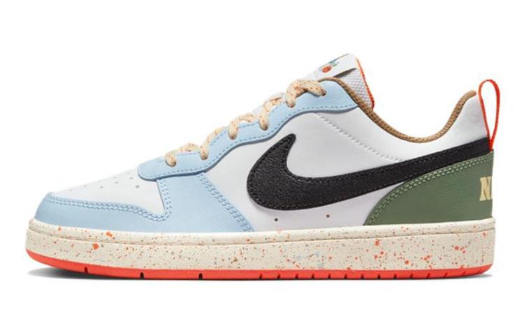 Nike Court Borough Low 2 White Alabaster Speckled GS DX6052-101