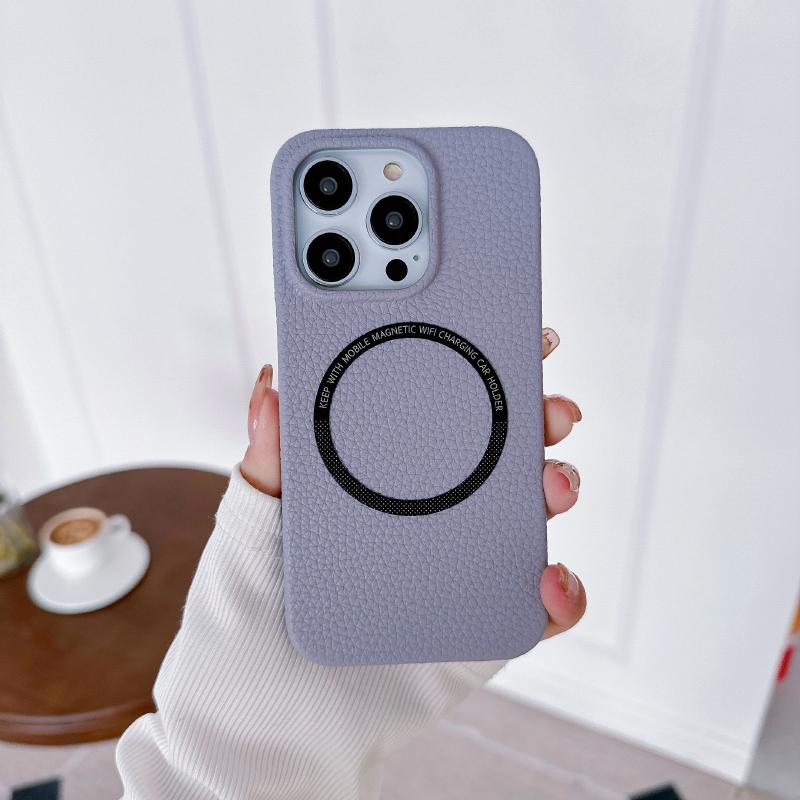 Wagsafe Magnetic Wireless Charging Solid Color Hard PC Phone Case For iPhone 16 Pro Max E 14 11 12 13 15 Pro Max Mini Back Cover