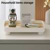 Quadratische Schale Holz Hautpflegeprodukt-Auslage Schlüssel Schreibtisch-Organizer