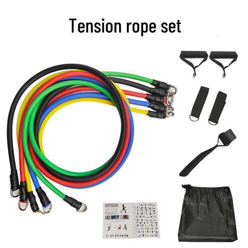 Elastic Resistance Band for Home Fitness and Chest Muscle Training