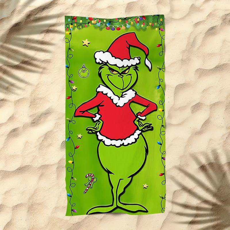 Green Legend Beach Towel Printed Green Beach Bath Towel