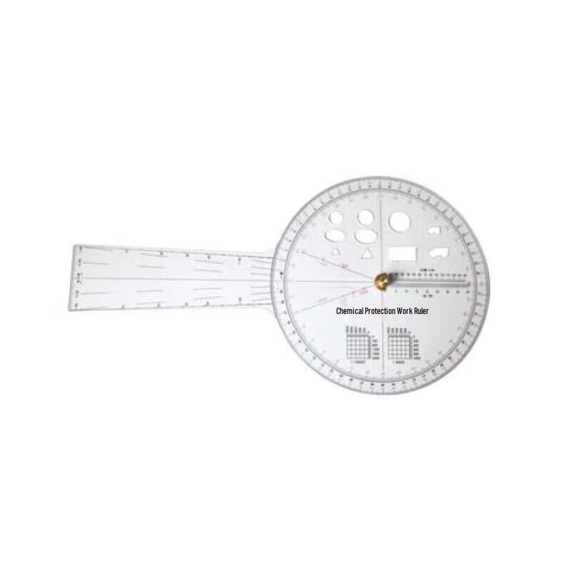 Chemical Defense Estimation Plate and Cloud Diffusion Ruler