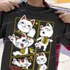 Dandadan Cat Anime Funny Manga T-Shirt, Turbo Granny Unisex Tee, Kawaii Graphic Shirt, Humorous Top, Unique Gift for Anime Fans